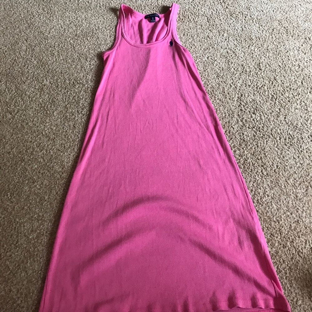 Ralph Lauren pink dress/ cover up