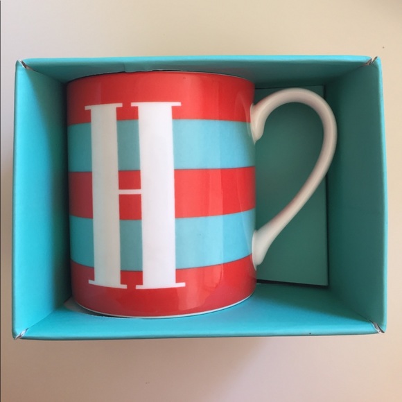 kate spade Other - New Kate Spade Lenox Mug "H"
