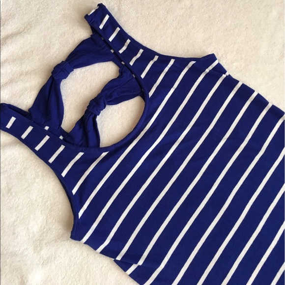 Forever 21 Dresses & Skirts - ❗️SALE❗️Blue/White Striped Bodycon Mini Dress