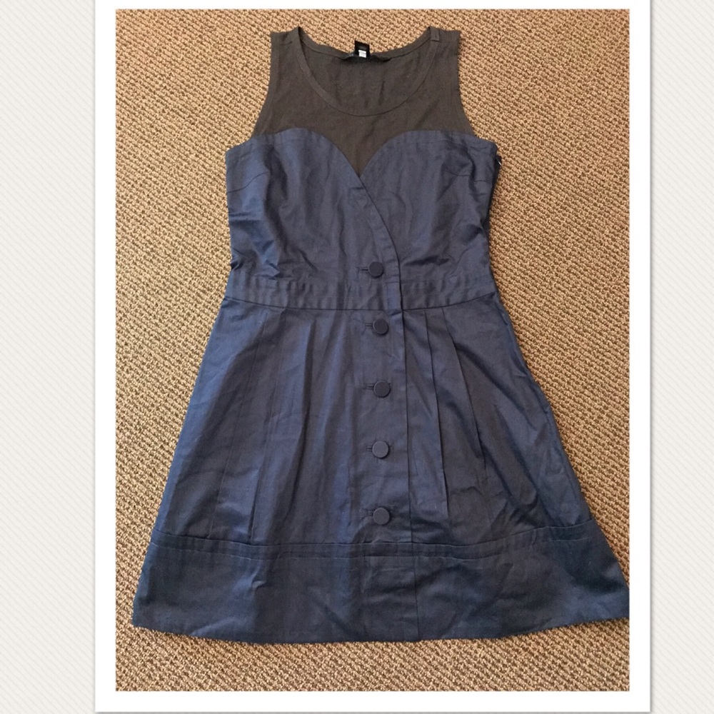 [Marc by Marc Jacobs] Pleated Blue and Black Dress