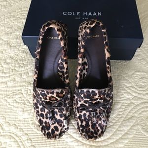 Cole Haan driving loafers.