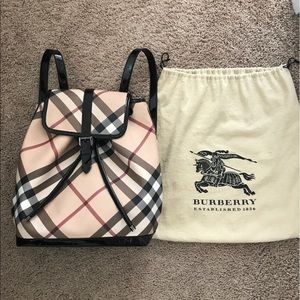 Authentic Burberry backpack