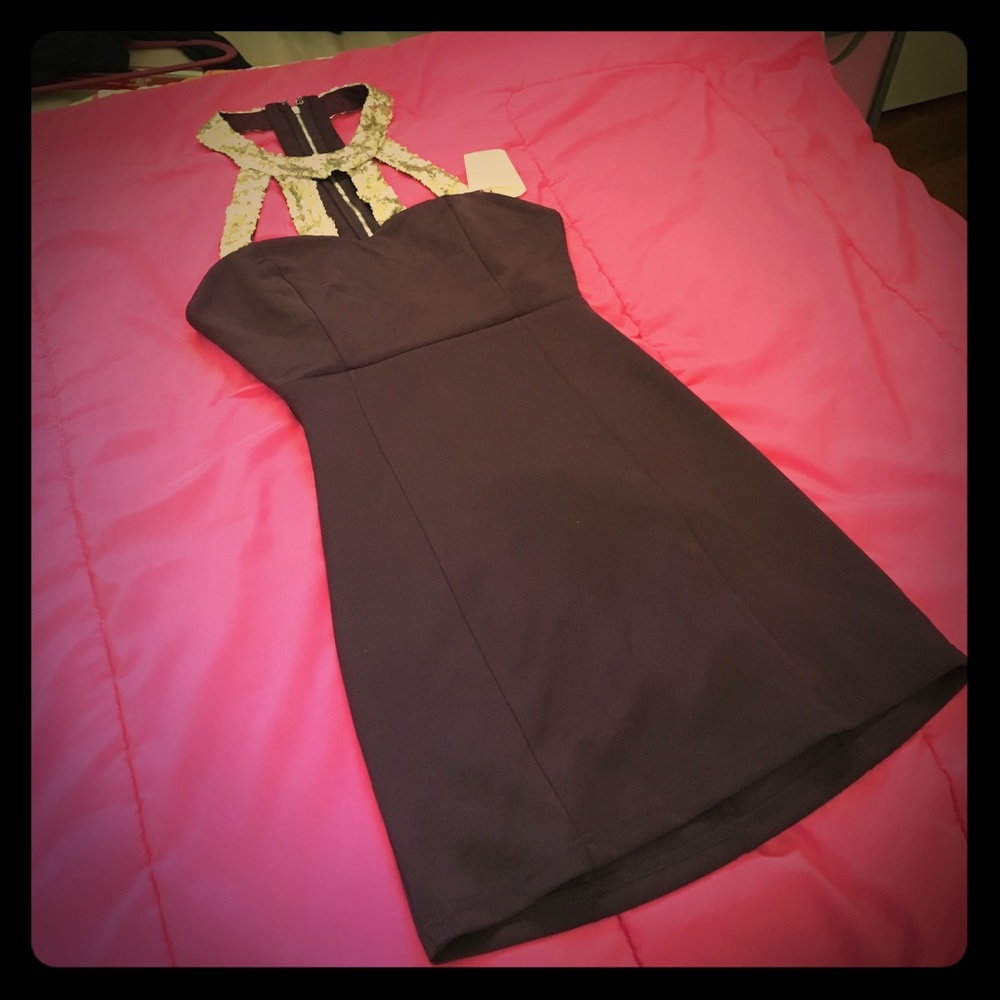 (New with tags) Dark purple/maroon bodycon dress