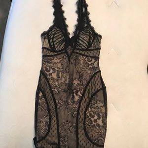 Little black lace dress