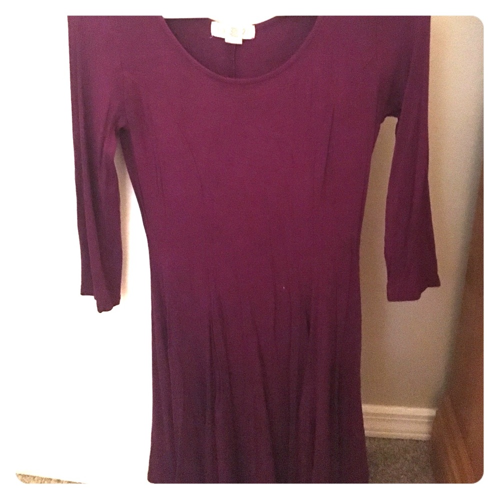 Forever 21 plum dress