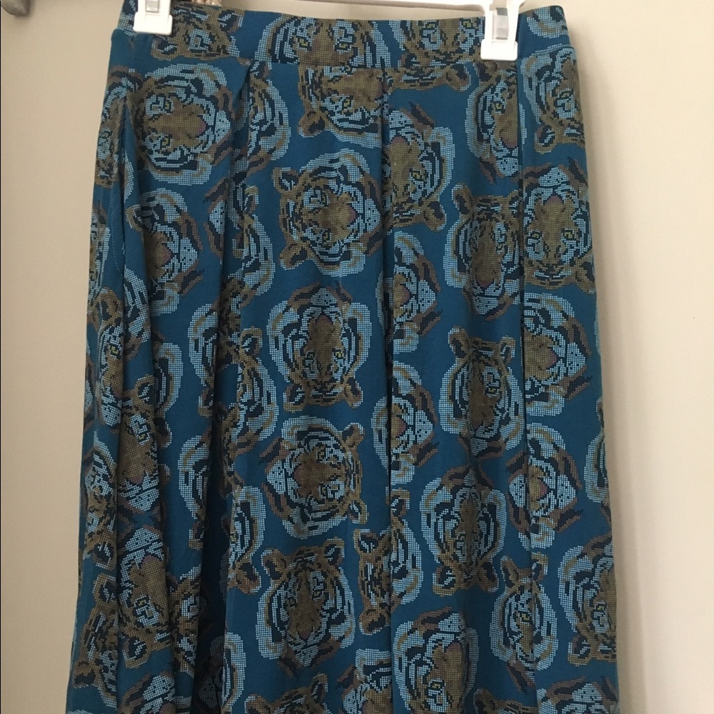 LLR tiger Madison MIDI skirt with pockets small