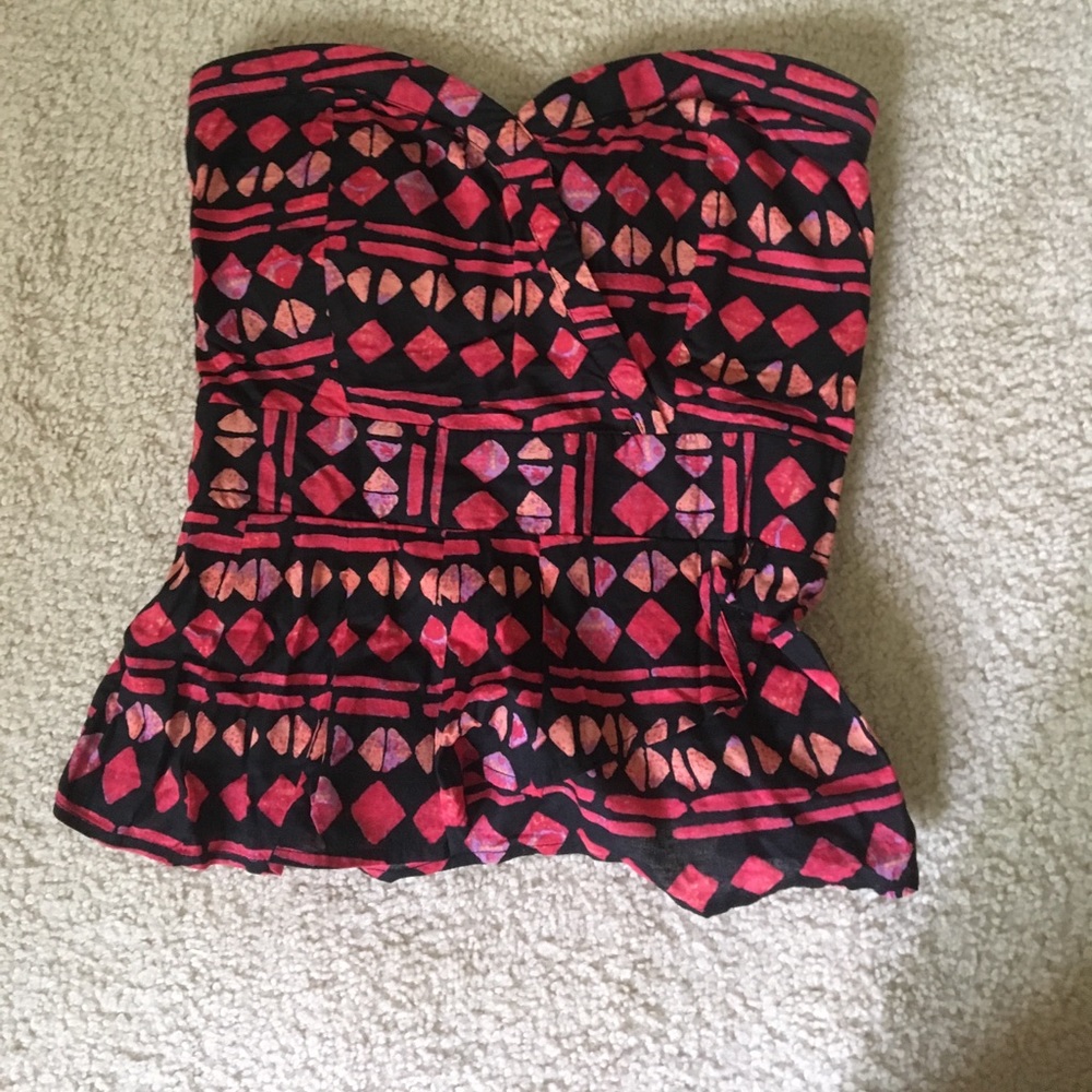 American rag strapless top