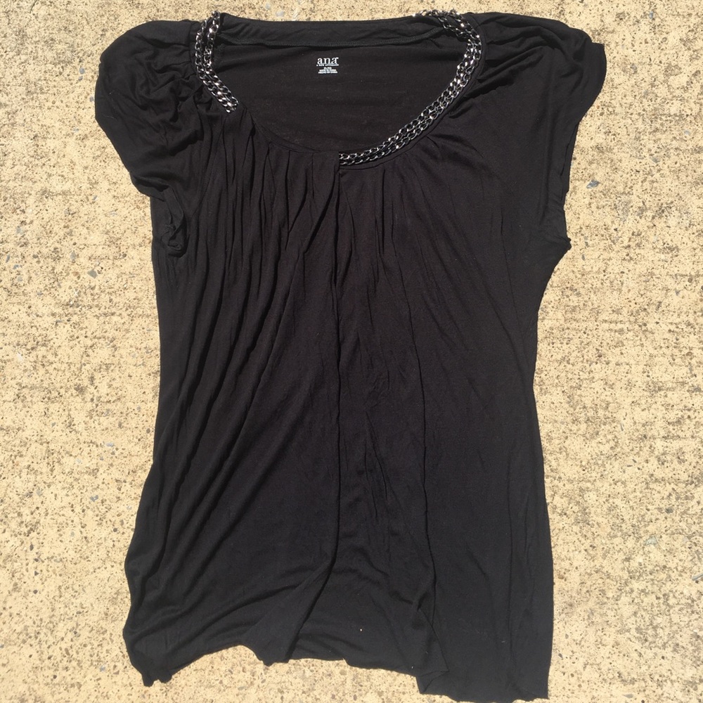 Black top with chain detail