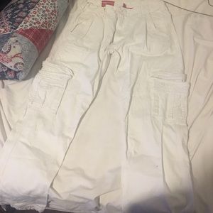 White Cargo Pants