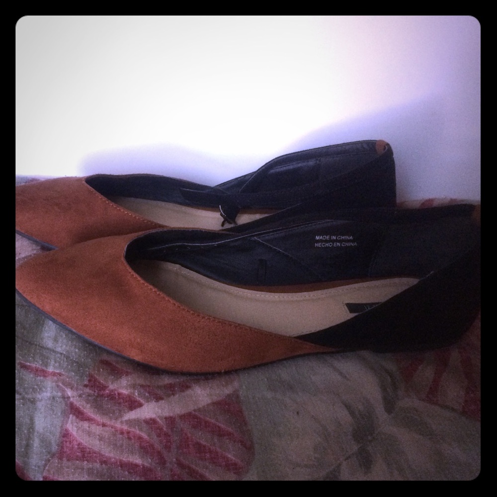 Faux Suede Flats