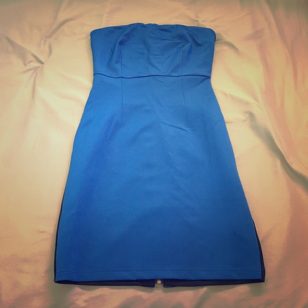 Blue and Black Bodycon