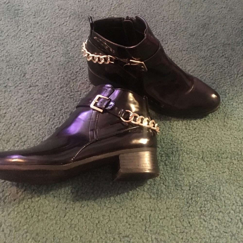 Black booties from Forever 21