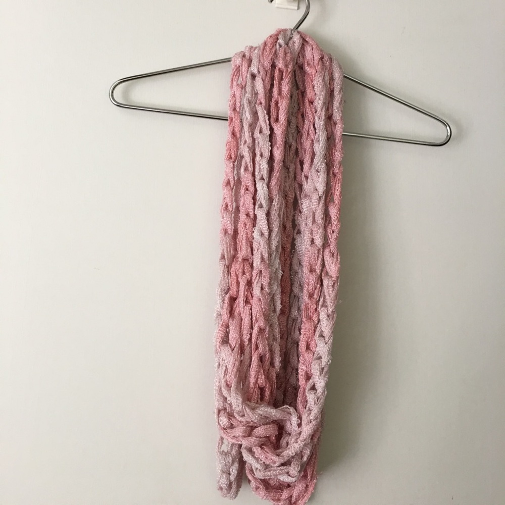 Hand Knit Infinity Scarf