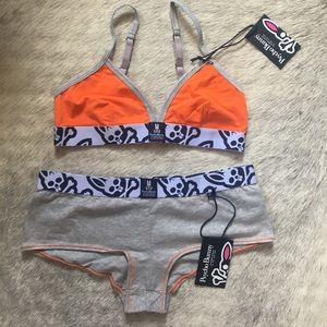Psycho Bunny Cool Color Bra and Panty Set