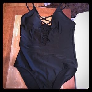 One piece bathing suit