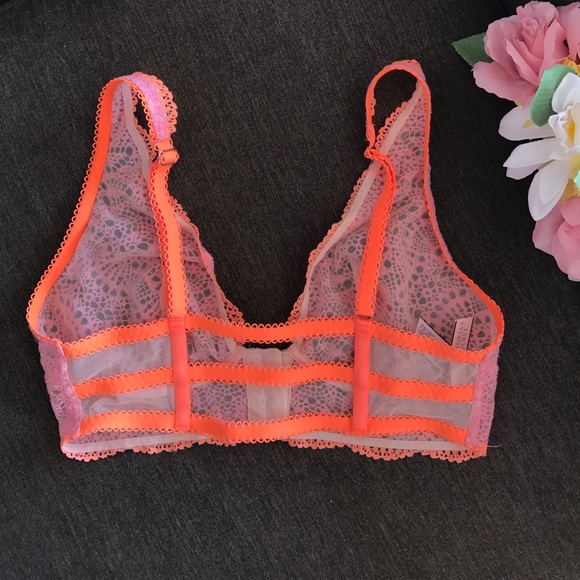 Victoria secret translucent caged bralette S - Picture 2 of 3