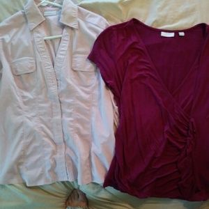 Two New York & Co. Tops