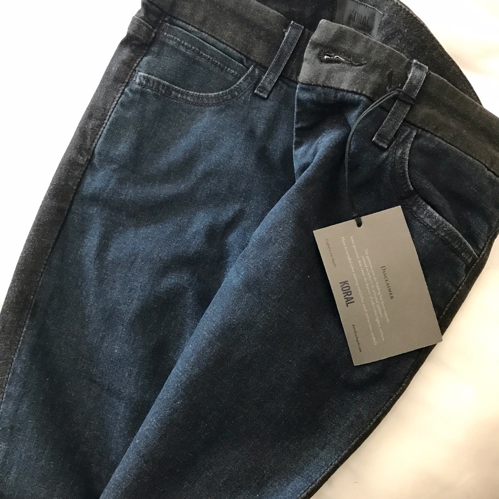 NOT FOR SALE! KORAL two-tone Denim Skinny Jean