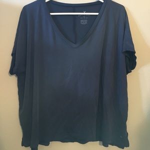 American Eagle Soft and Sexy Navy Tee