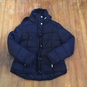 Navy blue winter jacket
