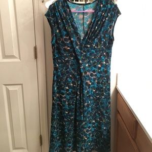 Beautiful blue print dress