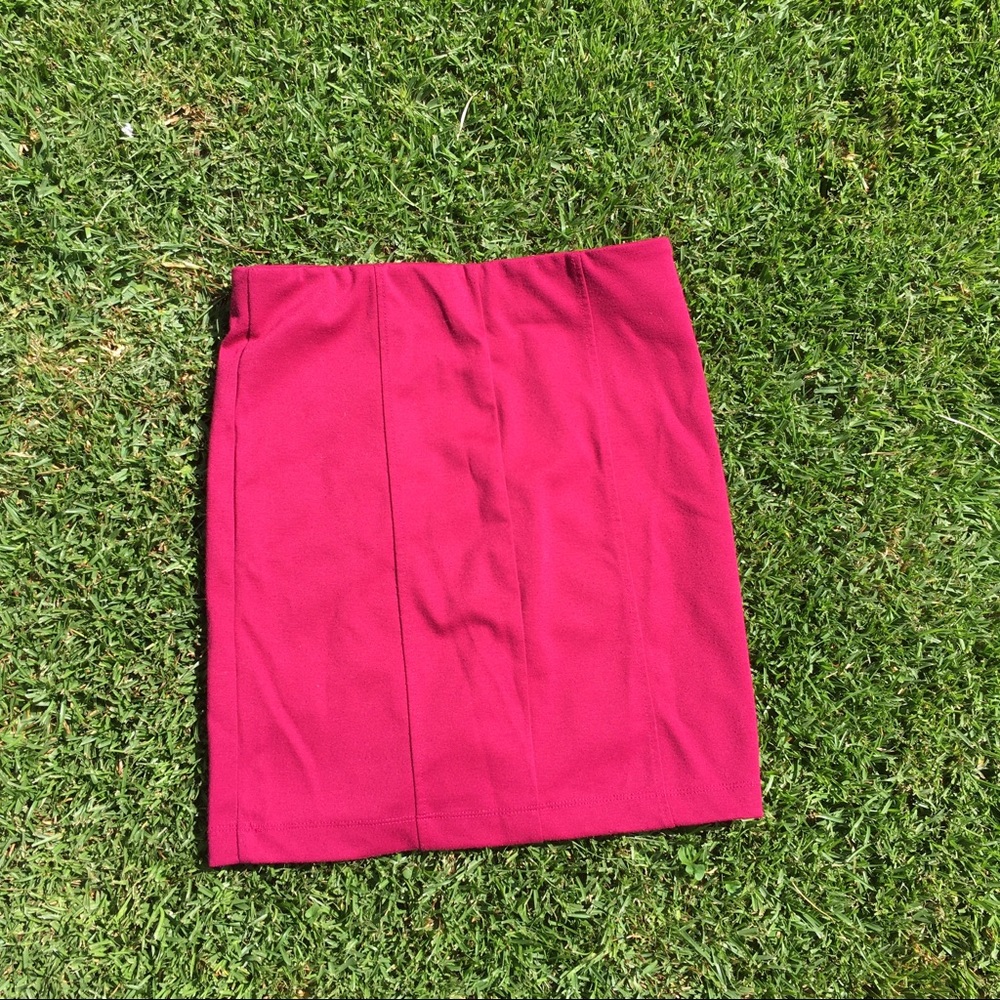 Pink Bodycon Skirt
