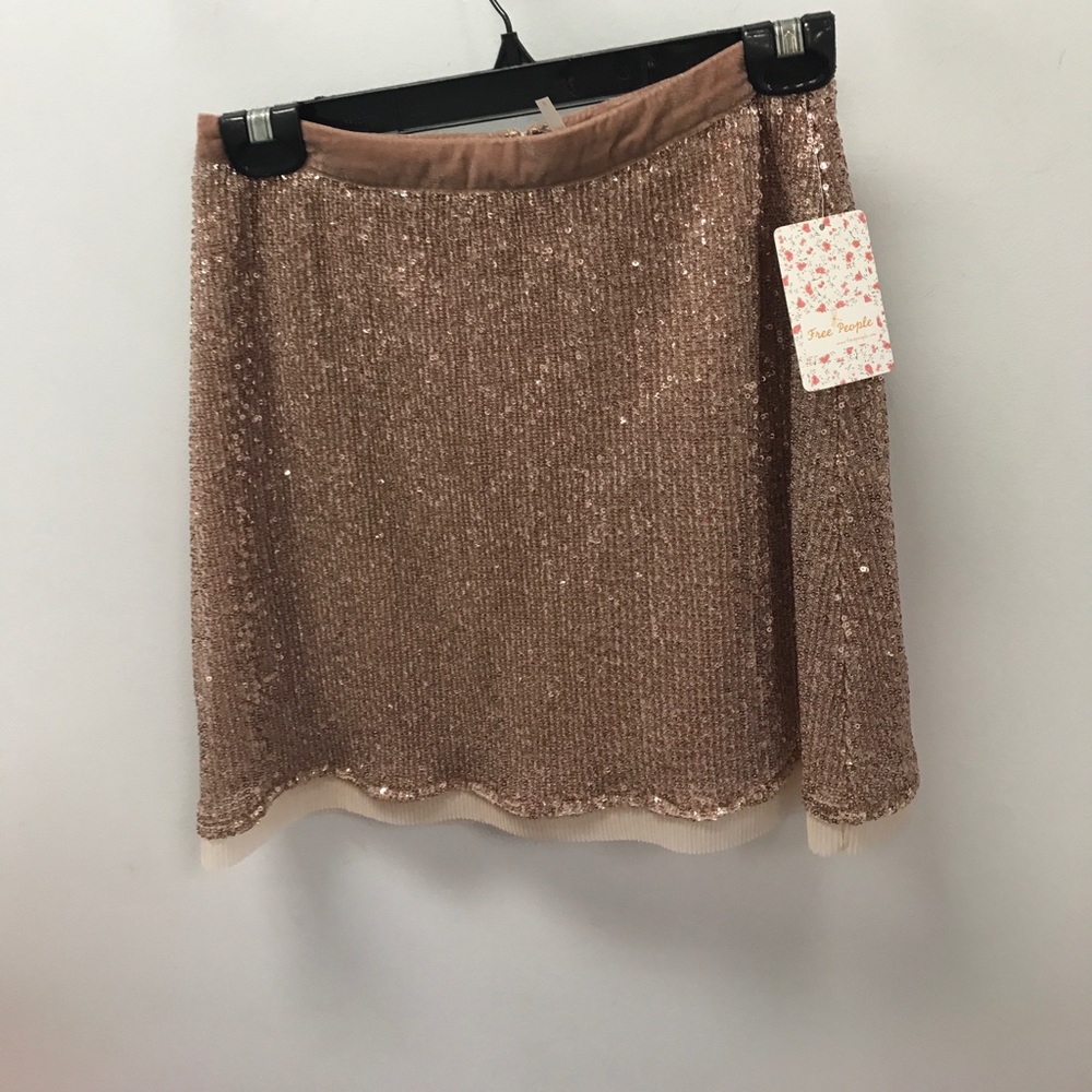 Free People sequin skirt