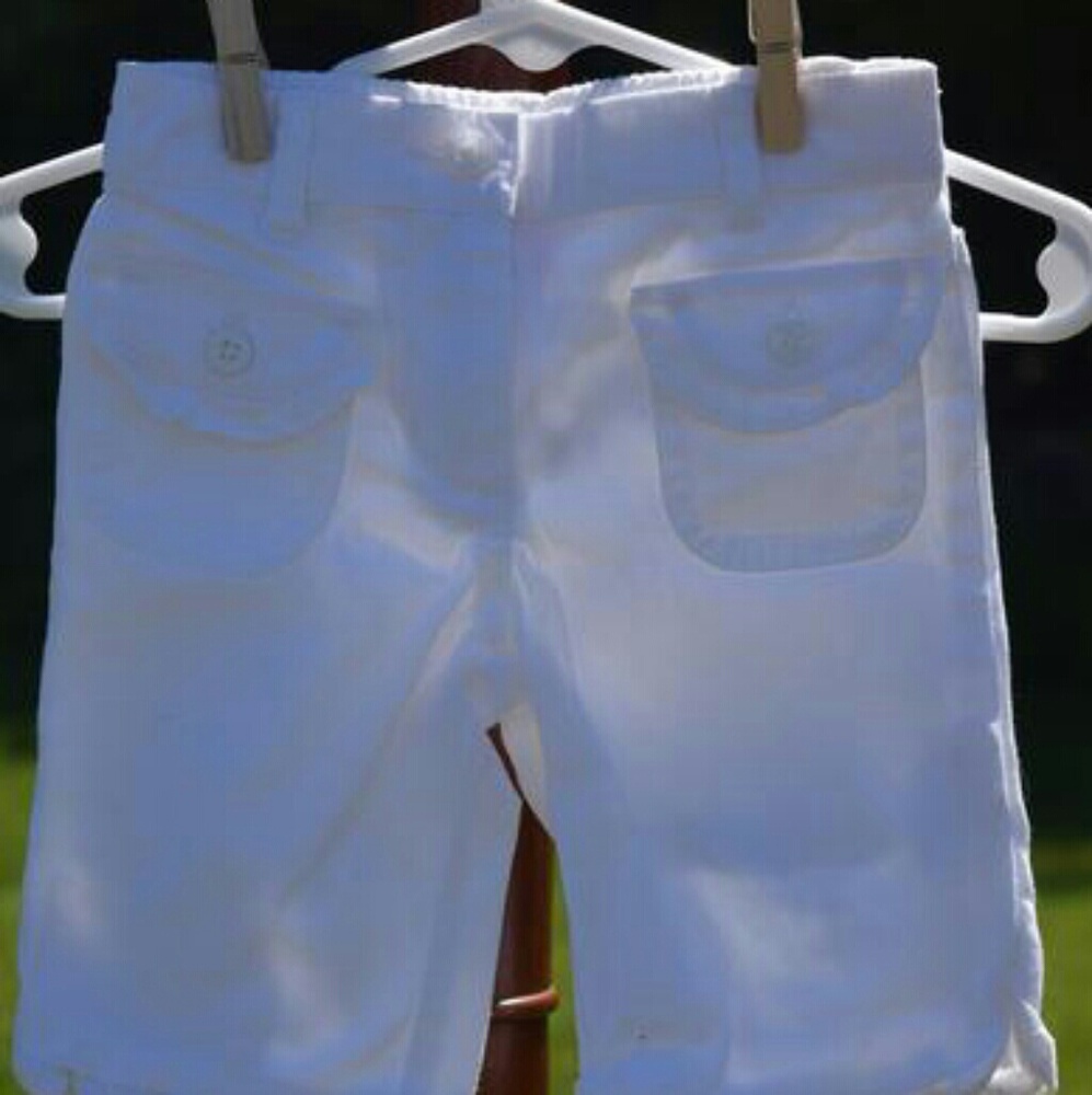 Janie and Jack white pants