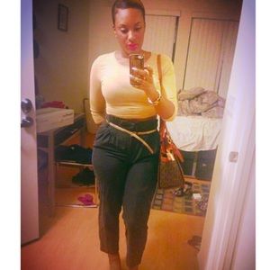 Silence + Noise high waisted pants