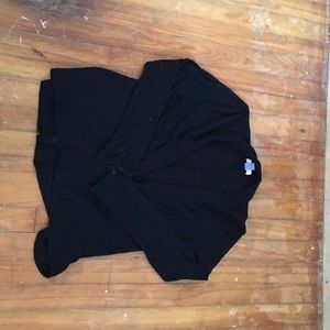 Black cardigan