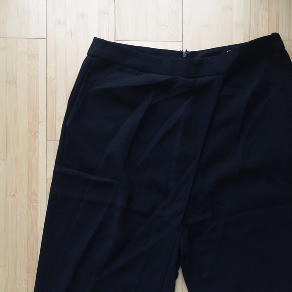 Black Layered Crop Trousers - Picture 5 of 6