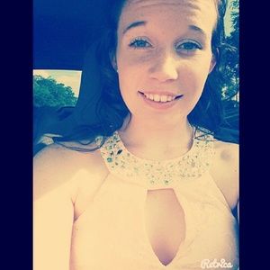 Long Halter Pink Prom/Ball Dress From Debs