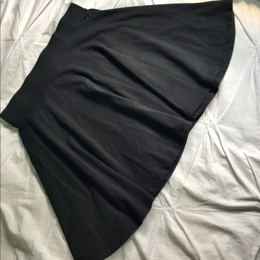 Black jersey circle skirt from PINK