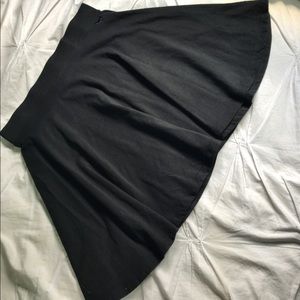Black jersey circle skirt from PINK