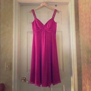 NWT David's bridal chiffon dress.  Great for Prom and homecoming!