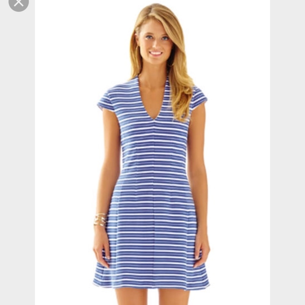 Lilly Pulitzer Bree striped fit and flare dress