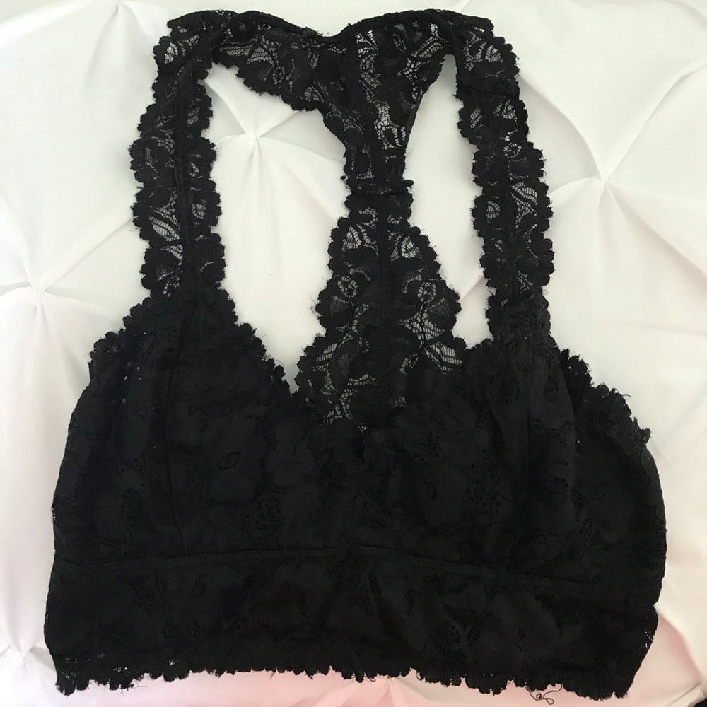 Racer Back Francesca's Black Bralette