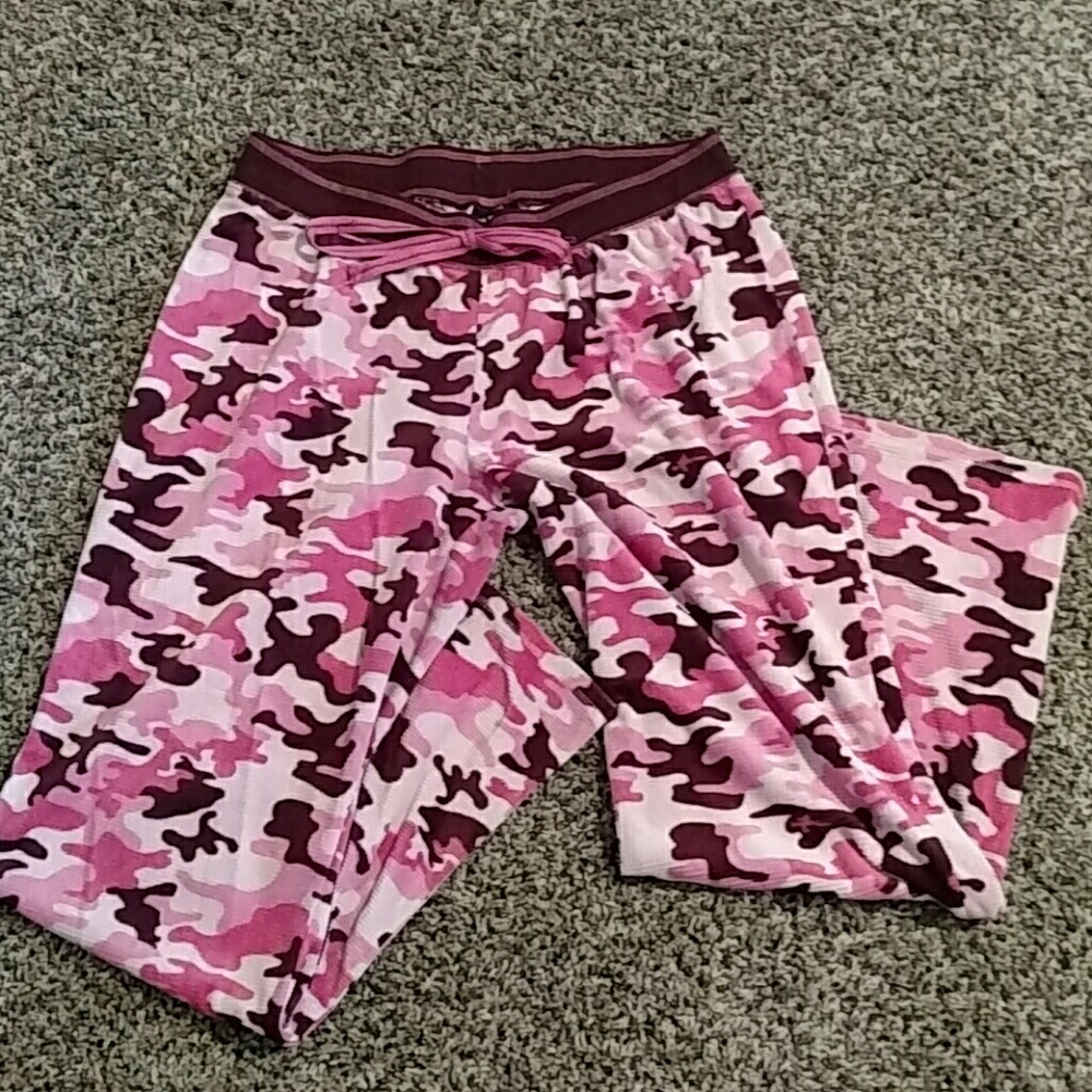 Joe Boxer Pink Camo Sweat Pants