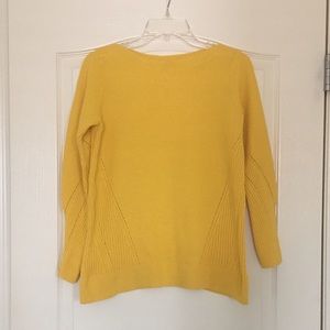 ✨CLOSET CLEAR-OUT!✨LOFT Yellow Boatneck Sweater