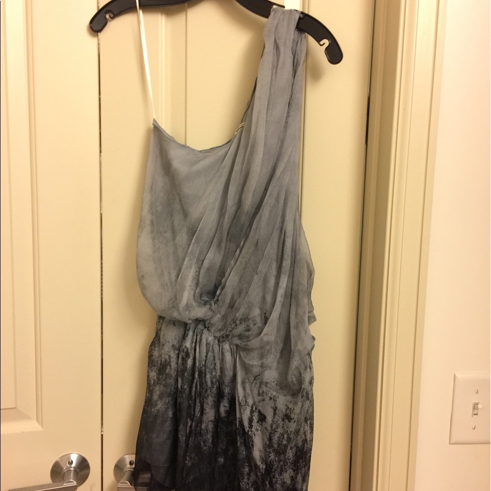Max Studio Limited Edition One Shoulder Silk Dress