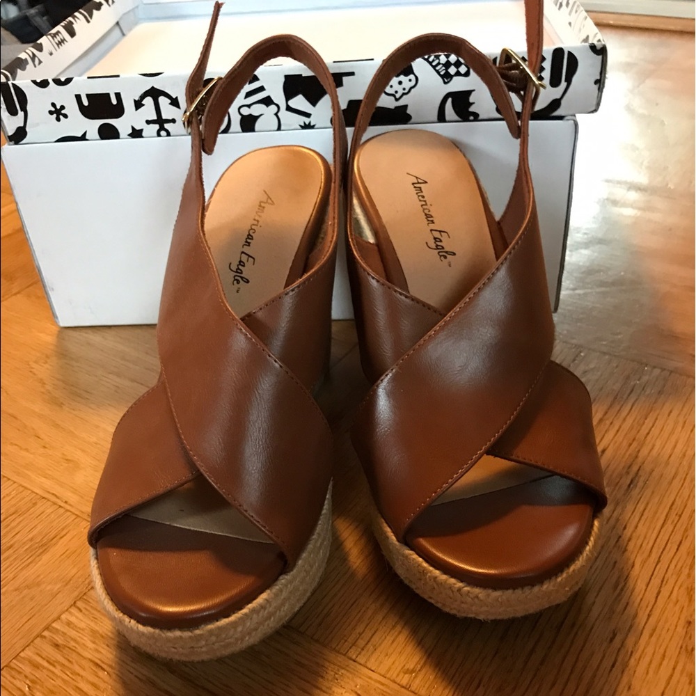Tan wedges