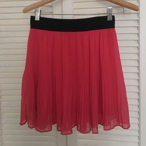 Bar III pink sheer skirt