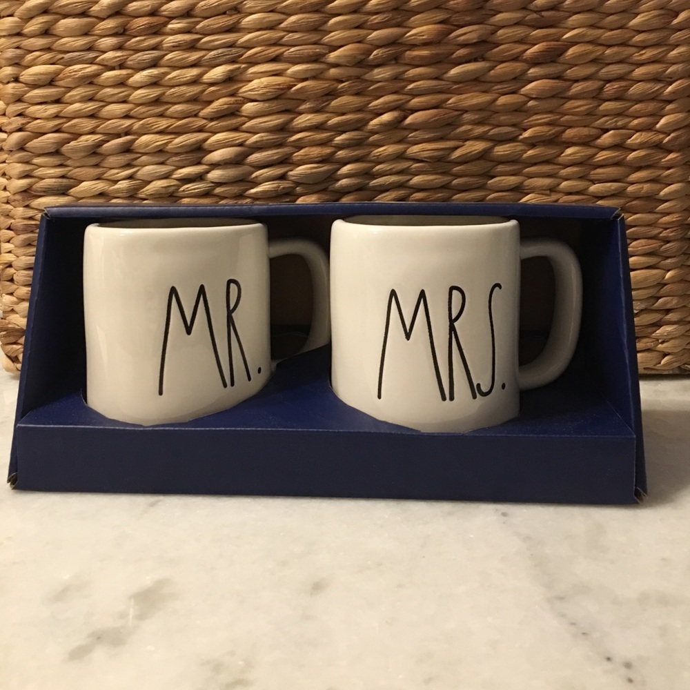 MR. and MRS. mugs: Rae Dunn Artisan Collection