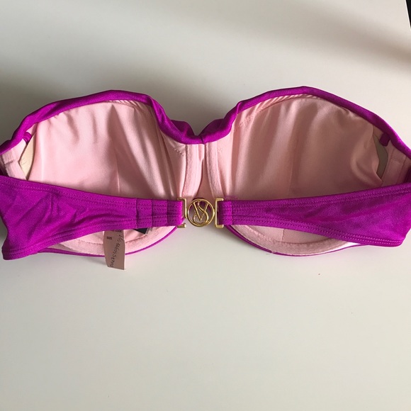 VS purple strapless push up bikini top - Picture 2 of 3