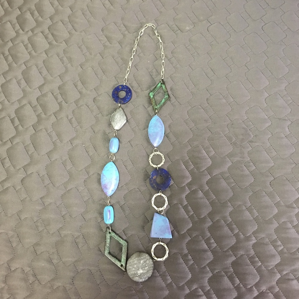 Blue necklace