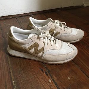 Gold/Salt New Balance for J. Crew Tennis Shoes