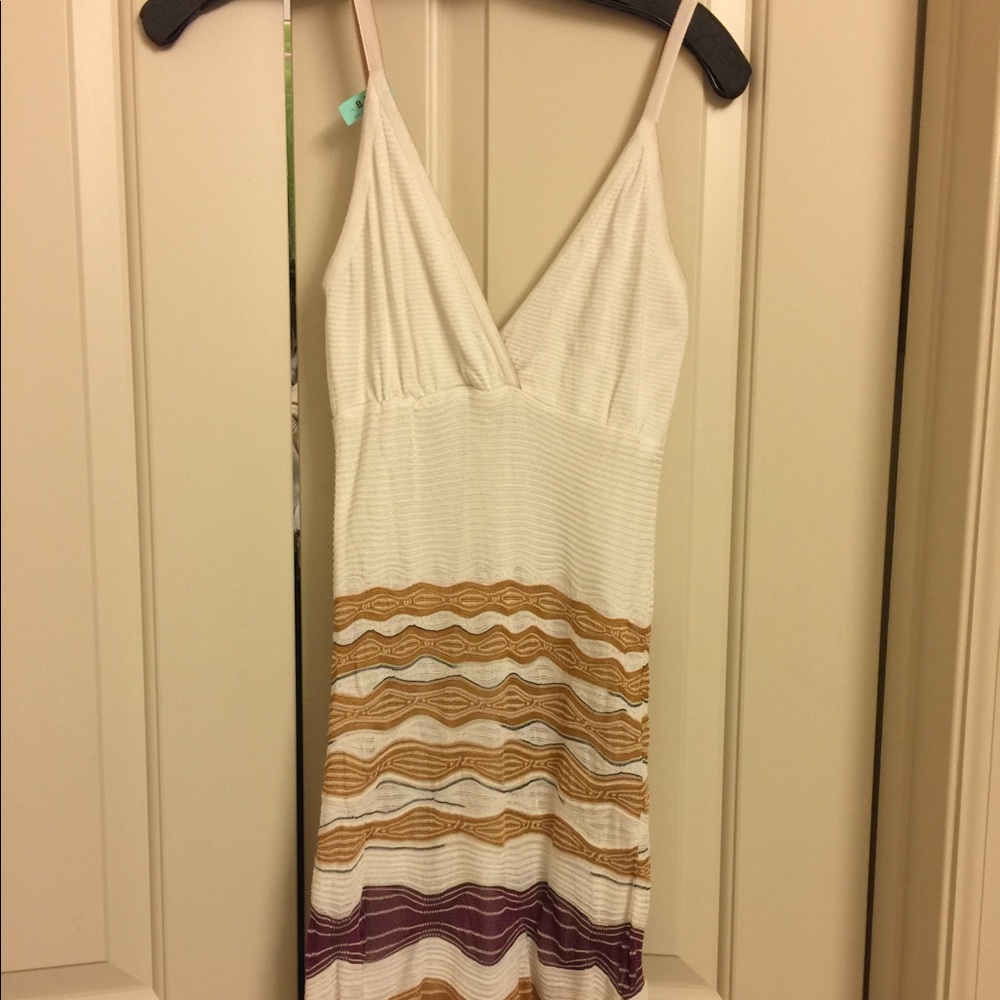 M Missoni Color-block Zigzag Chevron Sheath Dress