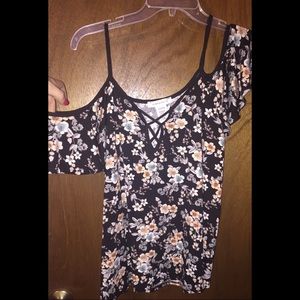 Purple Snow off-shoulder