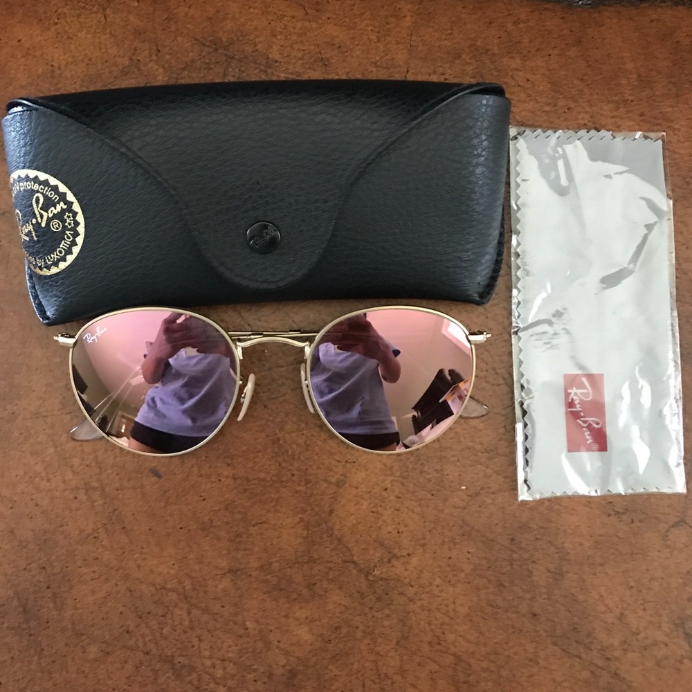 Rose Circular Ray Bans