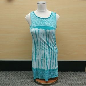 Cotty On Blue Tie-Dye Tank